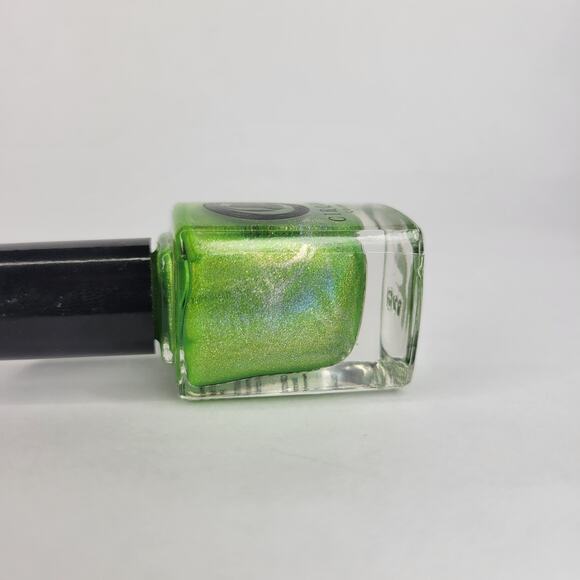 Cirque Nail Polish "Flash" NEW Green Glitter Shimmer Holo - Picture 5 of 7
